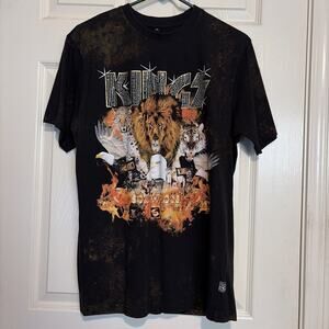 Southpole Men's Black Kings Graphic T-shirt SZ M